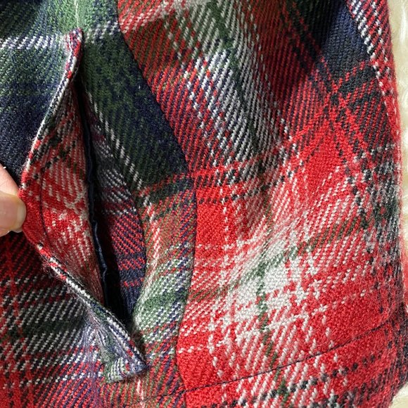 EUC Vintage 1990’s The Limited Tartan Plaid Crop Wool Jacket Women's Size M - Picture 11 of 11